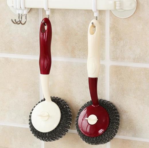 【家居用品】* 家居百货塑料长柄油污清洁刷 商品图0