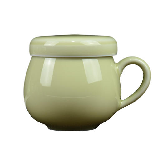 【杯子】龙泉青瓷茶杯带过滤内胆陶瓷带盖茶杯子泡茶同心杯办公杯定制 商品图9