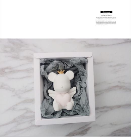 【汽车配饰】*汽车摆件车内装饰车载用品小熊车载香薰出风口夹扩香石汽车香水 商品图5