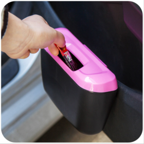 【汽车配饰】挂式车载垃圾桶 定制汽车垃圾桶汽车用品