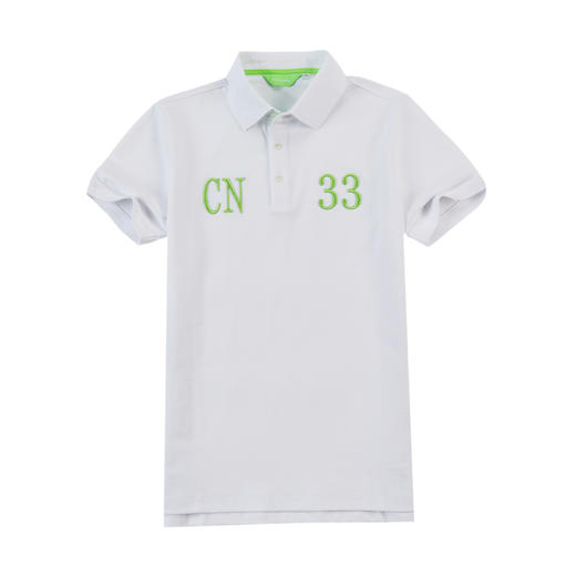 男士短袖polo衫（18SPS106）白色 商品图0