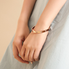 六鑫珠宝 情侣love手镯镀18K玫瑰金钛钢 韩版简约个性 商品缩略图0