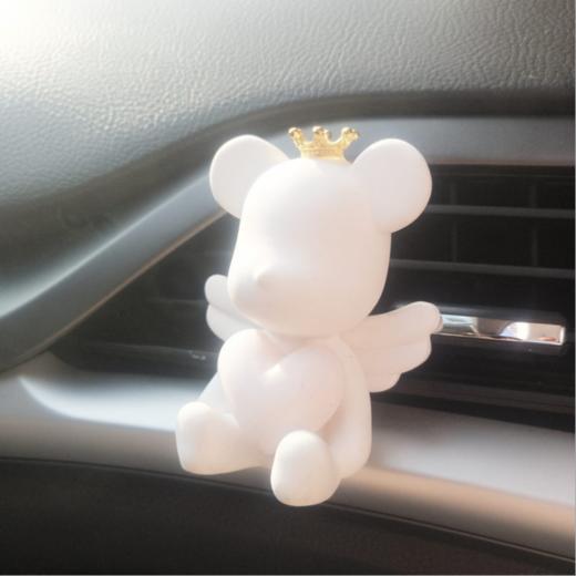 【汽车配饰】*汽车摆件车内装饰车载用品小熊车载香薰出风口夹扩香石汽车香水 商品图1