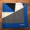 LACOSTE品牌 桑蚕丝绵印花方巾（外贸原单） 商品缩略图0