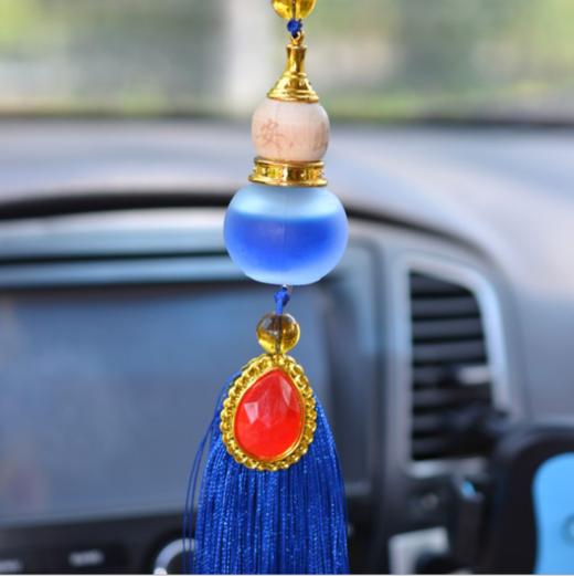 汽车配饰汽车香水挂件车内饰品镶宝石水晶葫芦车饰品车载汽车摆件挂饰
