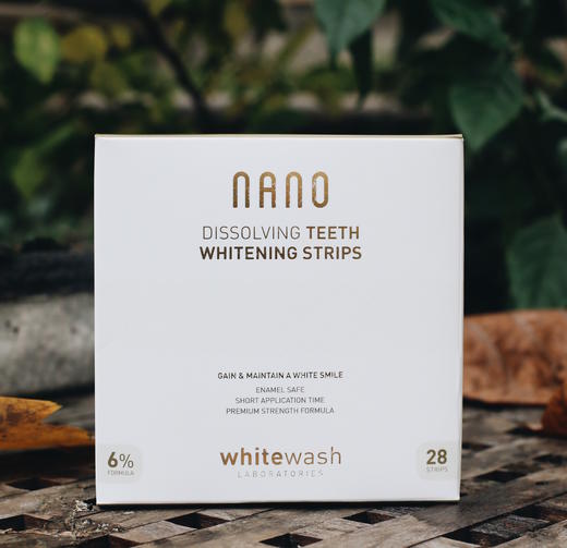英国Whitewash NANO可溶解美白护齿牙贴 商品图0