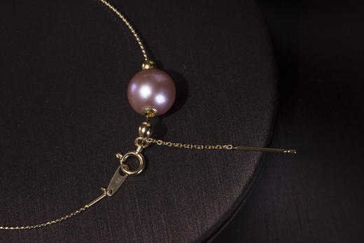 母亲节礼物感恩回馈季紫珍珠手链路路通手链18金手链转运珠路路通达 商品图0