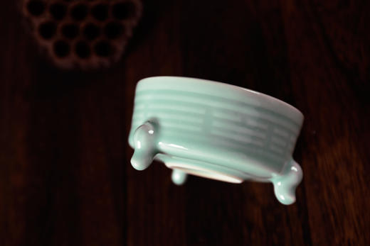 龙泉青瓷香炉，抄经焚香，三足线香炉 商品图4