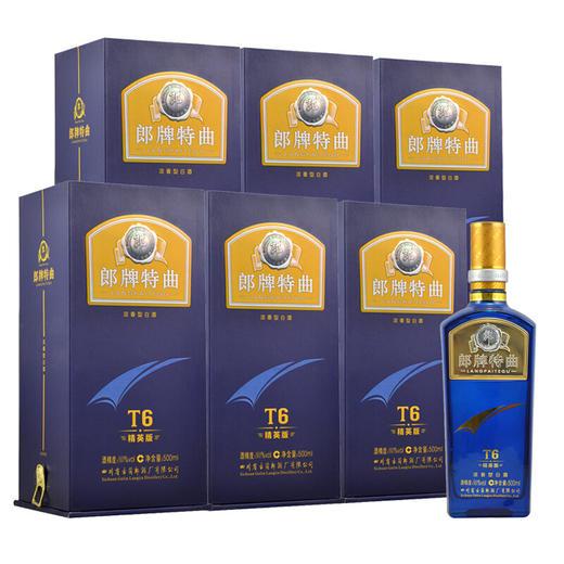 【推荐】郎酒 郎牌特曲 T6 精英版 42度 整箱装白酒 500ml 整箱装 商品图1