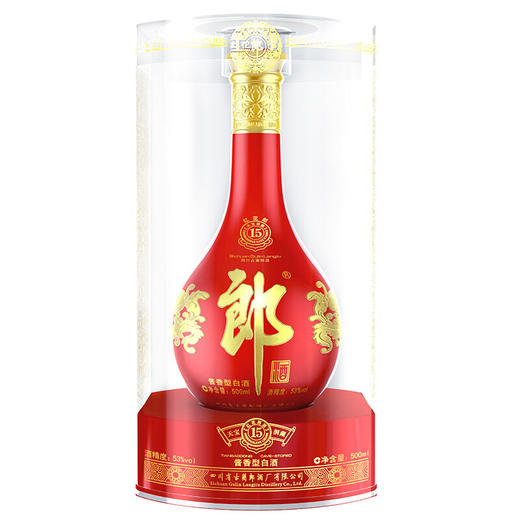 【店铺热销】郎酒 红花郎15 53度 整箱装白酒 500ml*6瓶酱香型 商品图2