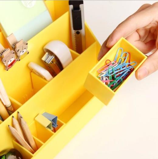 【收纳整理】*纳川桌面整理柜办公用品收纳盒 商品图3