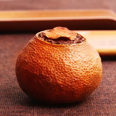 吉顺号新会大红柑普洱茶陈皮普洱茶宫廷熟茶 单粒装40g/颗 商品图1