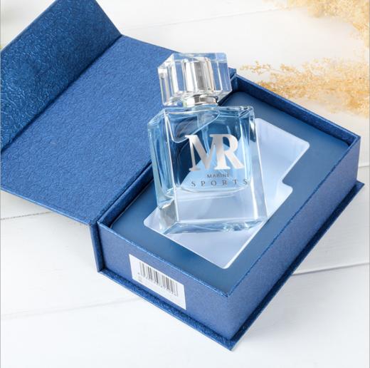 【男士香水】。艾诗轩男士香水淡香清新海洋蔚蓝香调喷雾 香氛香水礼盒 商品图0