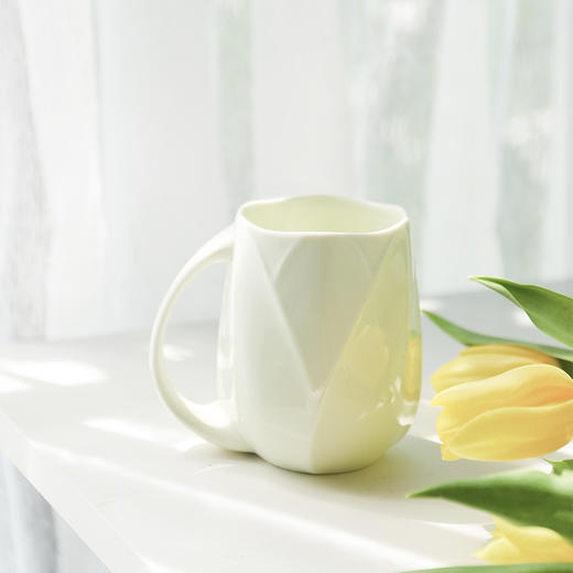 郁金香杯.陶瓷马克杯花朵咖啡杯 商品图1