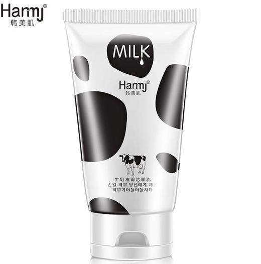 【洗面奶】韩美肌牛奶滋养洁面乳100g温和保湿泡沫洗面奶化妆品 商品图0
