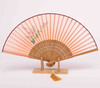 桑蚕丝手工画竹骨扇  CSS1363001  05R粉 商品缩略图0