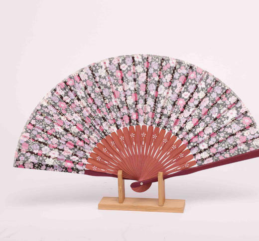 Korssan 棉竹骨时尚扇(出口日本） KSS1563003 01K 紫 商品图0