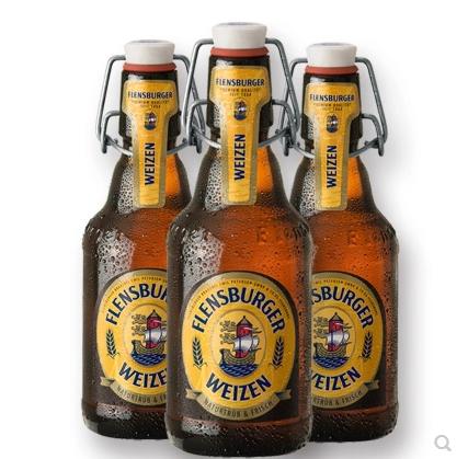 【德国】弗伦斯堡啤酒德国国酒全麦白啤酒 330ml/瓶
