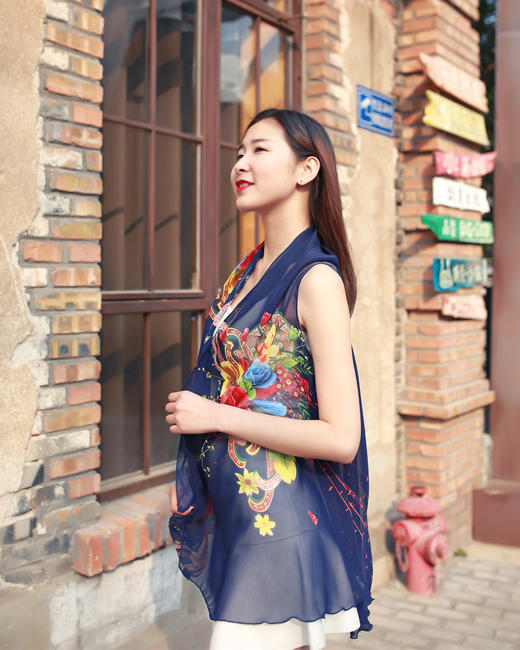 YM百变披肩多功能雪纺丝巾{视屏同款} 商品图1