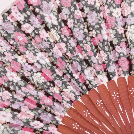 Korssan 棉竹骨时尚扇(出口日本） KSS1563003 01K 紫 商品图2