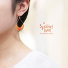 SpoiledBart Jewelry 天然橘玛瑙耳环 商品缩略图1