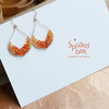 SpoiledBart Jewelry 天然橘玛瑙耳环 商品缩略图2