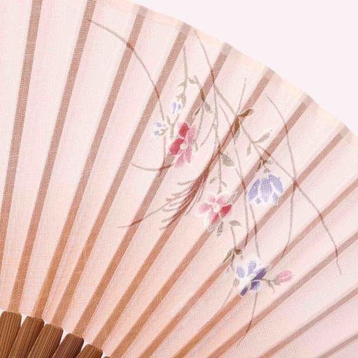 Korssan 棉手工画竹骨架扇子出口日本）CSS1363003 02b米 商品图2