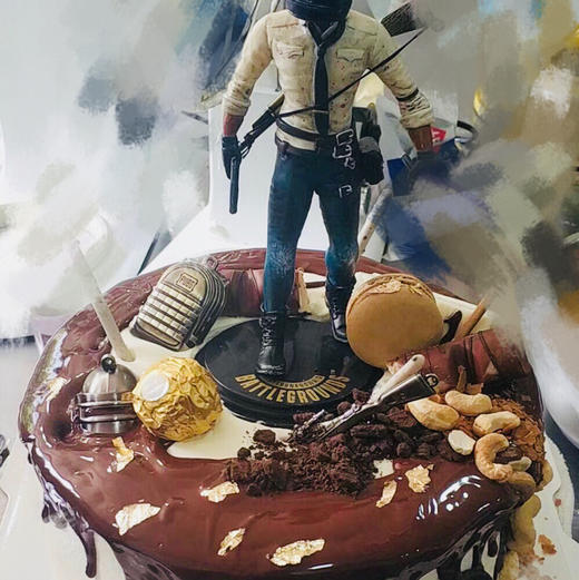 大吉大利，今晚吃鸡！（两种款式，口味任选2种水果，默认火芒）这款蛋糕请务必提前三天预定 商品图5