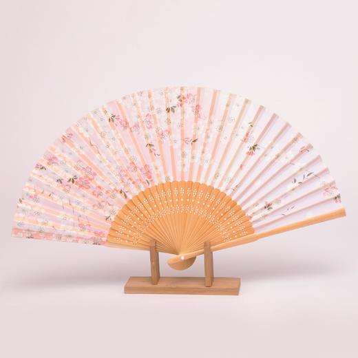 Korssan 棉竹骨时尚扇 (出口日本)CSS1563003 03R粉 商品图0