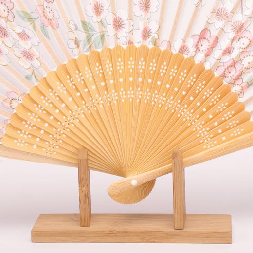Korssan 棉樱花竹骨时尚扇（出口日本） CSS1363003 04R粉 商品图2