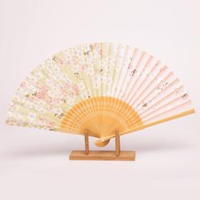 Korssan 棉竹骨时尚扇 (出口日本）CSS1363003 03E绿