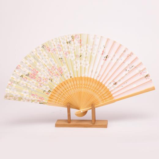 Korssan 棉竹骨时尚扇 (出口日本）CSS1363003 03E绿 商品图0