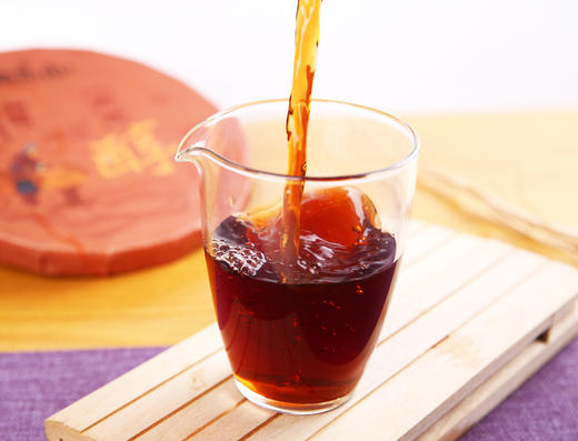 勐乐山和颐普洱茶（南糯醇）双层铁饼熟饼357g 商品图3