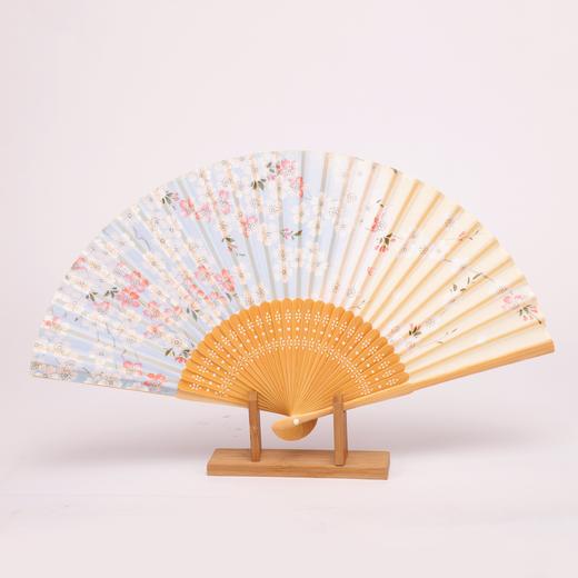 Korssan 棉竹骨时尚扇 (出口日本）CSS1363003 03L蓝 商品图0