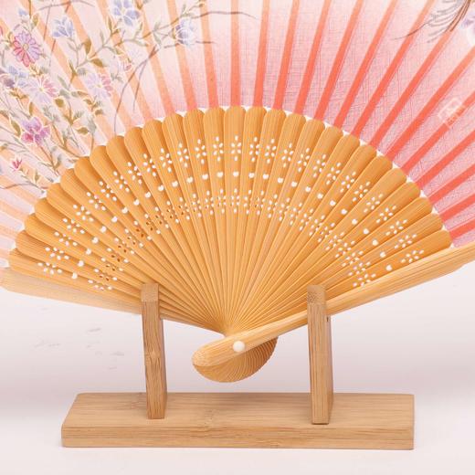 Korssan 棉竹骨时尚扇 （出口日本）CSS1363003 02A 红 商品图2