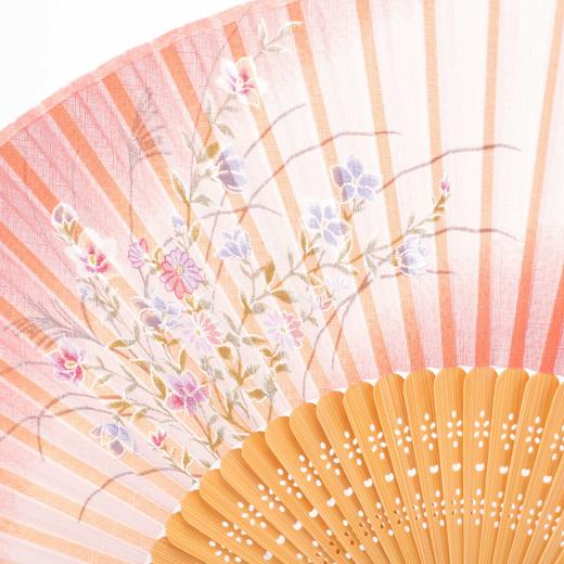 Korssan 棉竹骨时尚扇 （出口日本）CSS1363003 02A 红 商品图1