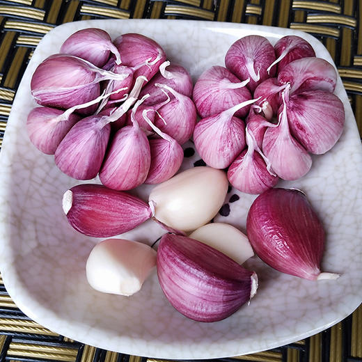 【仅限逸静丰豪店自提5.9】大理宾川紫皮鲜大蒜5斤 天然抗生素 杀菌解