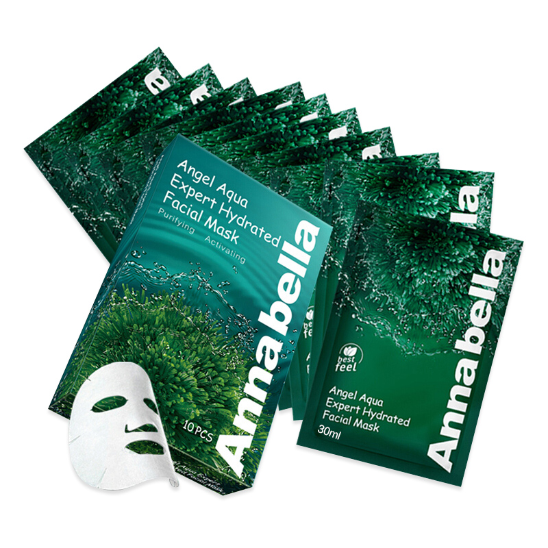 【现货】「林允推荐！补水就要趁“藻”」ANNABELLA泰国安娜贝拉海藻面膜10片/盒 深海矿物补水保湿收缩毛孔 泰版