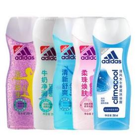 女士沐浴露250ml 活力新生牛奶清新柔珠清风香波多款可选