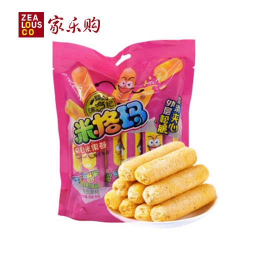 徐福记奶油玉米味米果卷90g袋