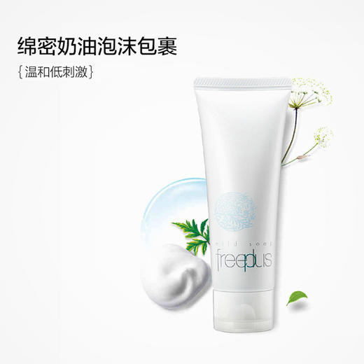 【香港直邮】【温和不刺激拒绝毛孔粗大】日本 freeplus芙丽芳丝氨基酸洗面奶100g  净润保湿泡沫洁面乳 商品图0