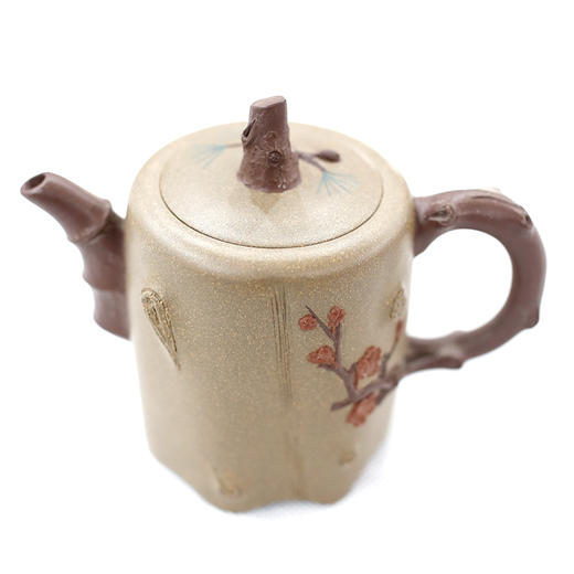 岁寒三友周顺芳大师手工紫砂壶