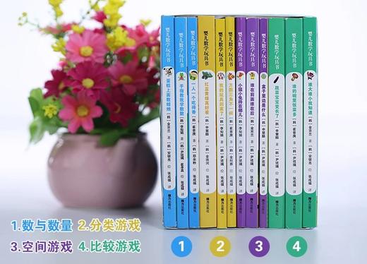韩国 婴儿数学玩具书12册 立体翻翻书 开启宝宝数学思维适合0-3岁 商品图3