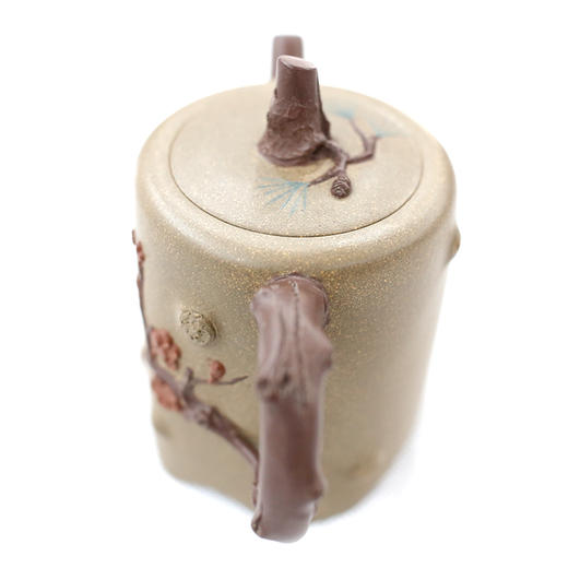 岁寒三友周顺芳大师手工紫砂壶