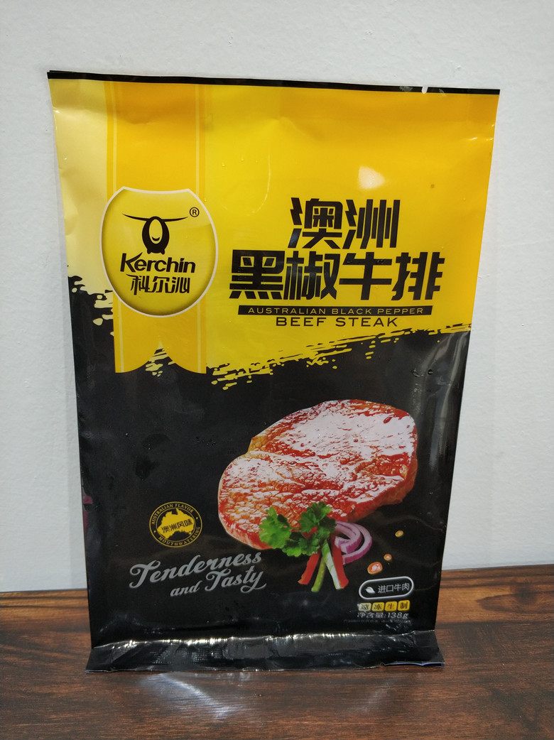 科尔沁澳洲黑椒牛排 138g