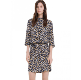 【服饰鞋包】 惊艳心形印花 收腰显瘦连衣裙