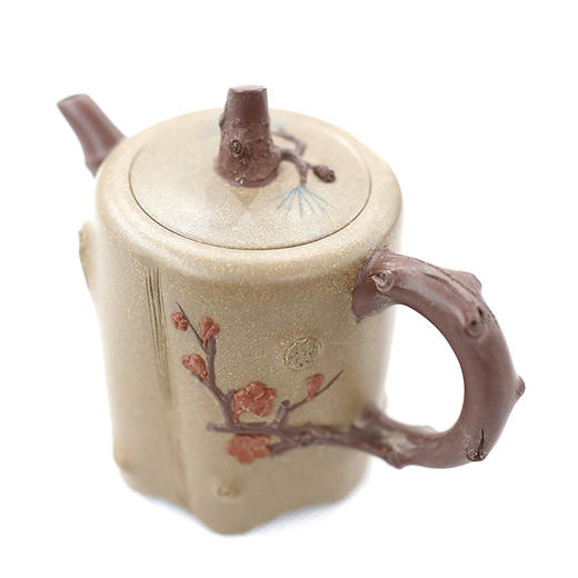 岁寒三友周顺芳大师手工紫砂壶