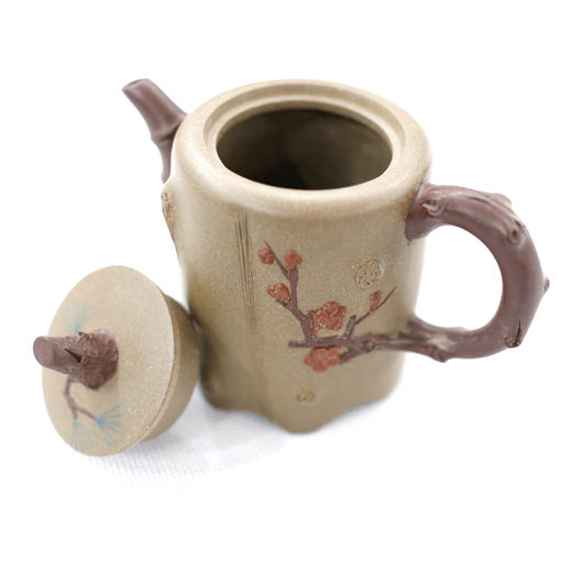 岁寒三友周顺芳大师手工紫砂壶