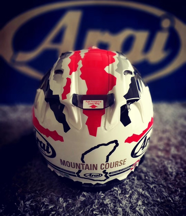 【现货】arai rx-7x 曼岛tt杜汉花色(doohan tt)