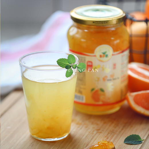 原装进口 蜂蜜柚子茶  韩国风味水果茶冲饮品 1080g 商品图0